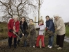 Replacement Cherry Tree Planting (26.1.08). (Photo - Edinburgh Evening News)